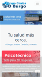 Mobile Screenshot of clinicaoburgo.es